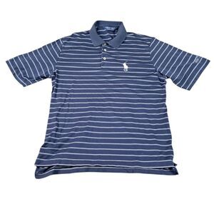 Polo Golf Blue Mayakoba Jr Golf Classic  Pima Polo  Golf Shirt Mens Size‎ Medium